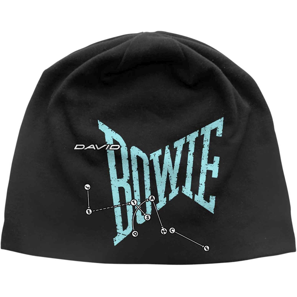 David Bowie - Let's Dance JD Print Beanie - Black